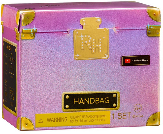 RAINBOW HIGH 七彩時尚娃娃 七彩時尚背包驚喜盒 隨機出貨一款, 1入