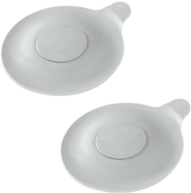 한봄누리 욕조 마개 세면대 바닥 배수구 실리콘 커버 2p, 그레이