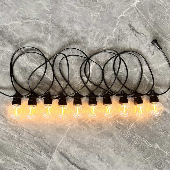 21세기트랜드 LED THE 큰 앵두 전구 20구 세트, 투명캡, 10M, 1개