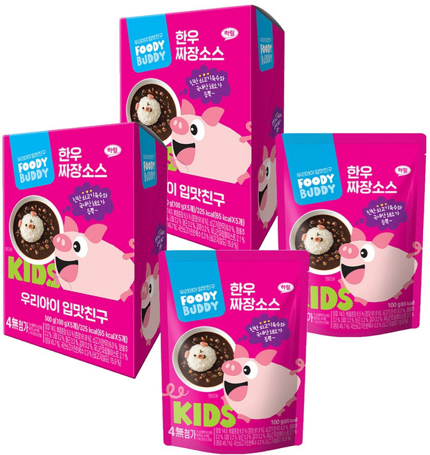 푸디버디 소스, 한우짜장맛, 100g, 10개