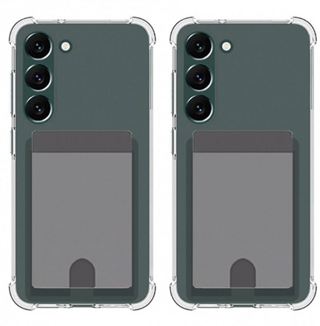 idear 에어 쿠션 카드수납 젤리 휴대폰 케이스 2p