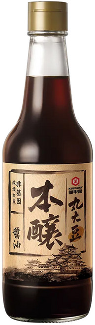 KIKKOMAN 龜甲萬 丸大豆本釀醬油, 500ml, 1瓶