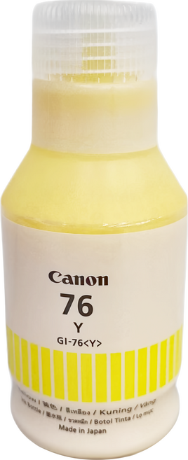 Canon 佳能 原廠墨水 GI-76, 黃色, 1瓶
