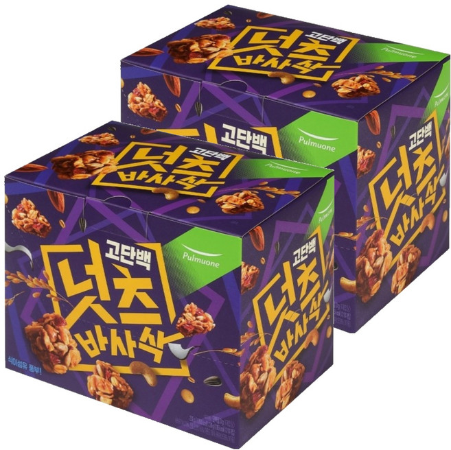 풀무원 고단백 넛츠바사삭, 20g, 20개