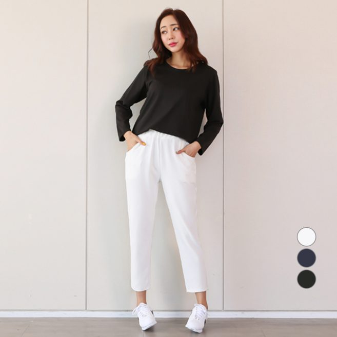 토마토팩토리 여성용 세상편한 밴딩팬츠