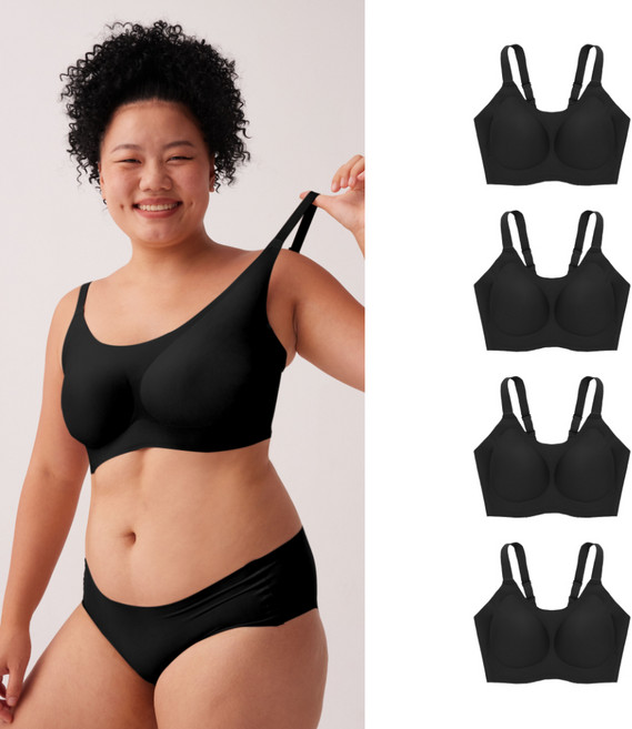 24hrs. 無感失憶內衣4件組 經典款