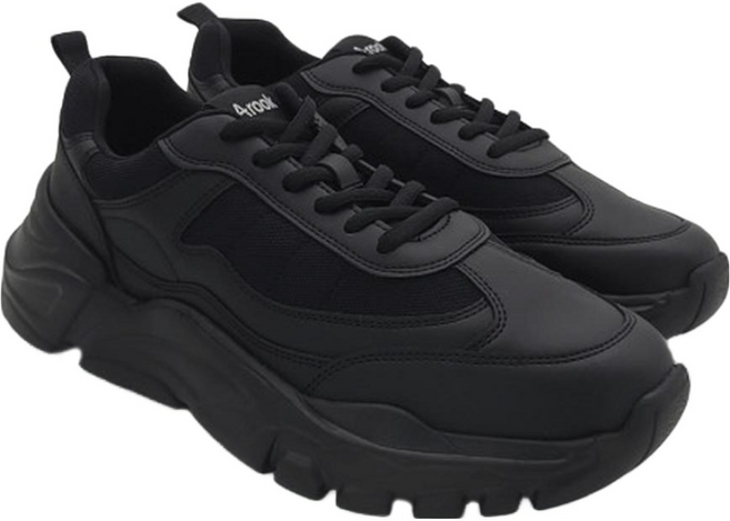 ARUK 單色舒適超輕量運動鞋 全黑 250