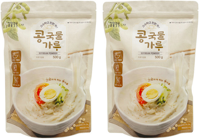 태광식품 콩국물 가루, 2개, 500g