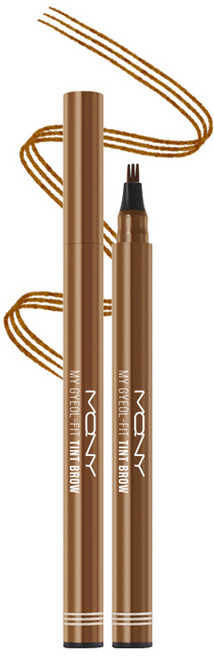 맥퀸뉴욕 마이 결핏 브로우 틴트 0.8g, 라이트브라운, 1개