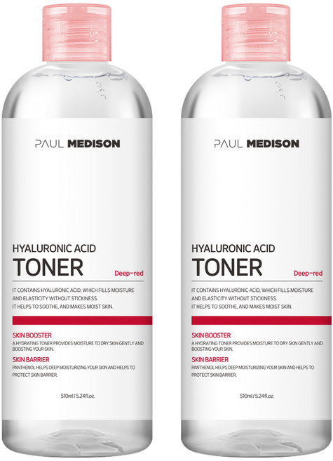 폴메디슨 딥레드 히알루론산 토너, 510ml, 2개