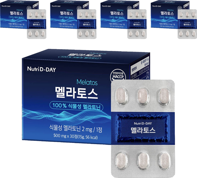 뉴트리디데이 멜라토스, 30정, 5개