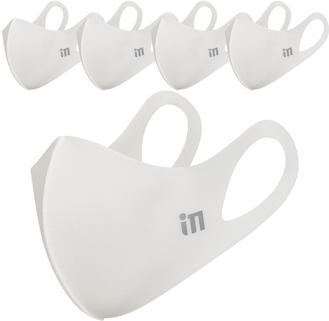 아이엠 쿨 마스크, 아이보리, 5개