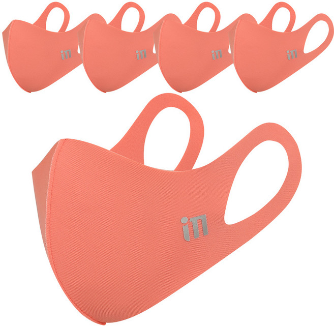 아이엠 쿨 마스크, 코랄, 5개