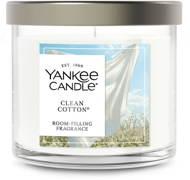 양키캔들 시그니처 스몰 캔들, 클린 코튼, 122g, 1개