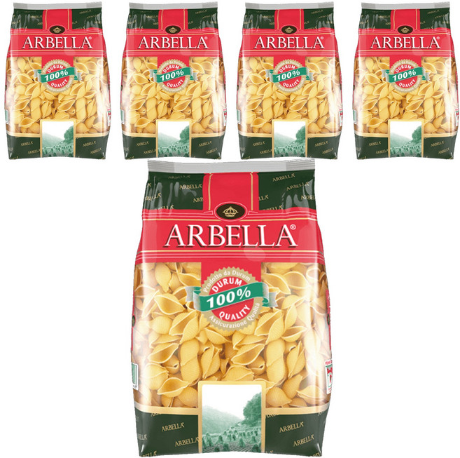 ARBELLA 阿貝拉 貝殼麵, 500g, 5包