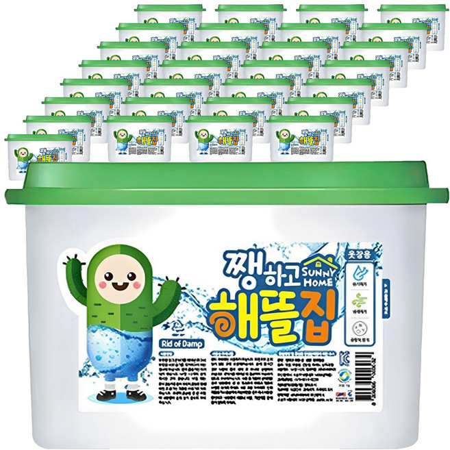 쨍하고해뜰집 옷장용 볼타입 제습제 본품, 260g, 72개