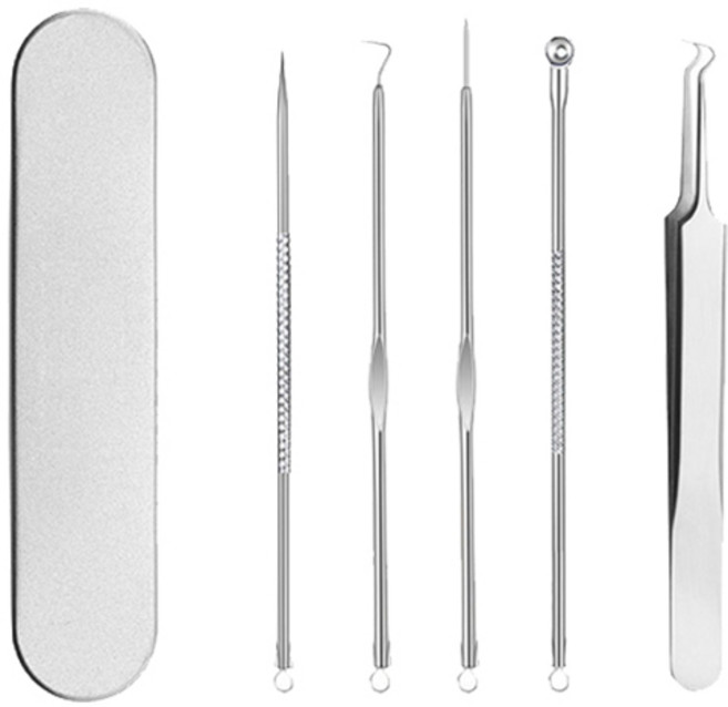 온비유 블랙헤드 압출기 프리미엄 A 9종 스틸, 1세트