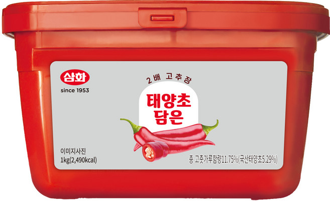 삼화식품 태양초 담은 2배 고추장, 1kg, 1개
