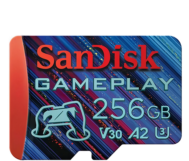 SanDisk 晟碟 GamePlay microSD card for Mobile Gaming 記憶卡 V30 U3, 256GB, 1個