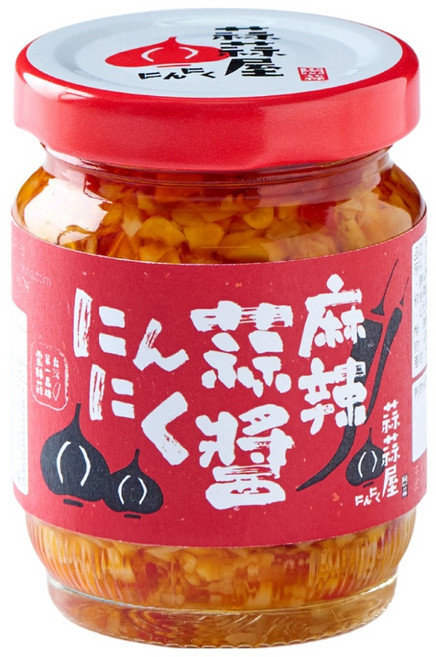 蒜蒜屋 麻辣蒜醬, 125g, 1罐