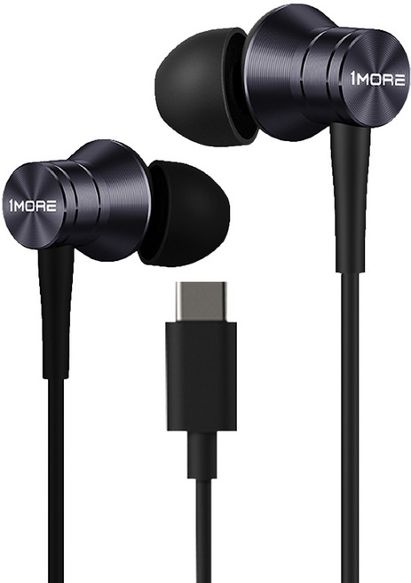 1MORE 萬魔 活塞風尚有線耳機 Type-C版 入耳式設計 32Ω阻抗, P10, 深空灰