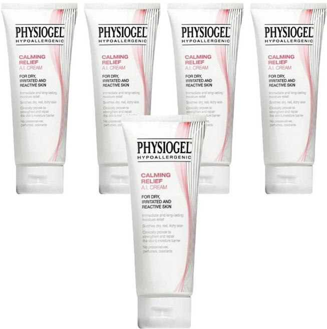 PHYSIOGEL 潔美淨 層脂質安撫修護AI乳霜, 50ml, 5條