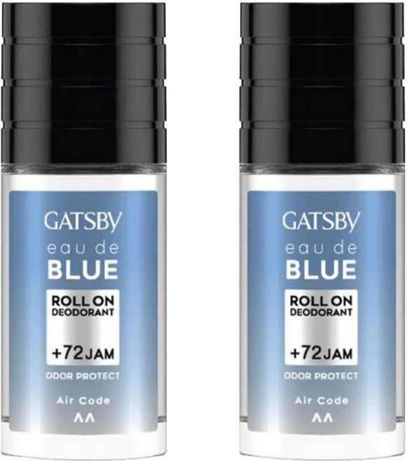 GATSBy 台灣公司貨 止汗體香滾珠 純淨自在, 50ml, 2個