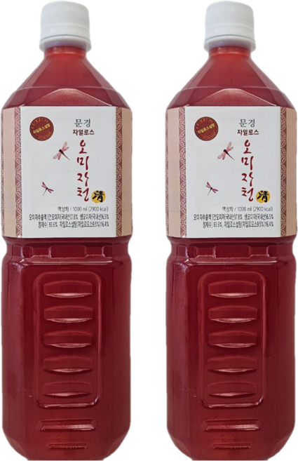 문경몰 자일로스 오미자청, 1L, 1개입, 2개