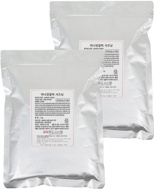 상상시즈닝 뿌링클가루 어니언갈릭맛, 1kg, 2개