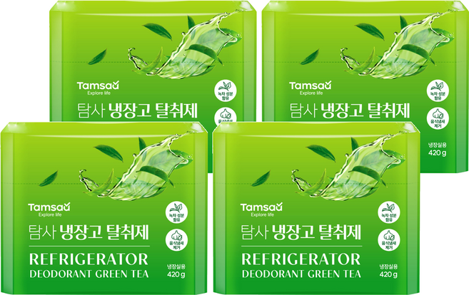 Tamsaa 冰箱除臭劑, 420g, 4個