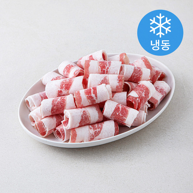미트엔조이 캐나다산 우삼겹 (냉동), 500g, 1개