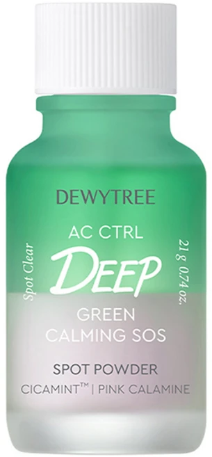 듀이트리 AC컨트롤 딥 그린 카밍 SOS 스팟 파우더, 21g, 1개 - 쿠팡