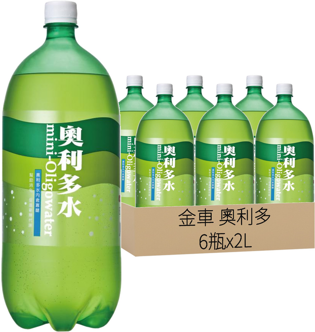 金車 奧利多 奧利多水, 2L, 6瓶