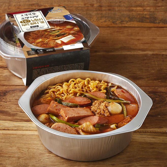 오뎅식당 1인 냄비 부대찌개, 430g, 1개