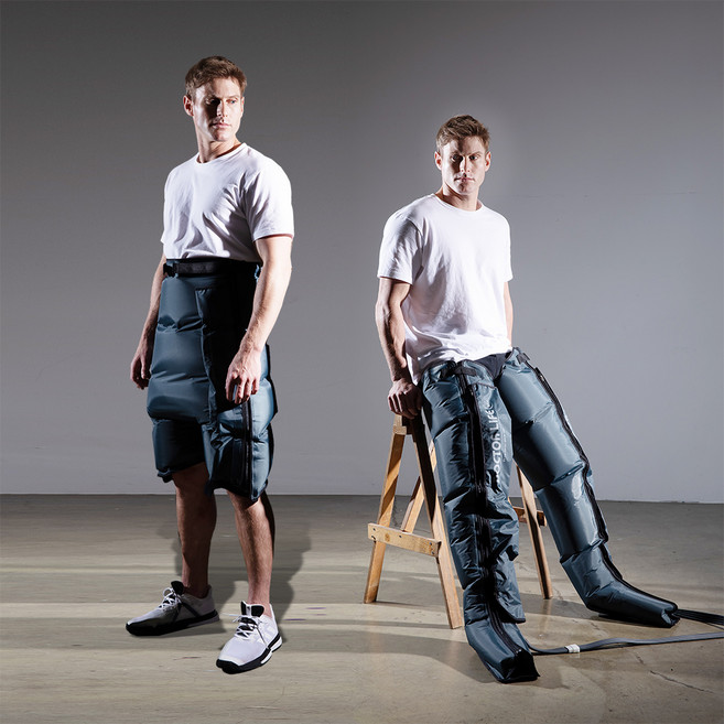 닥터라이프 공사지압박 순환장치 다리+반바지 커브 세트, V7MAX, 실버