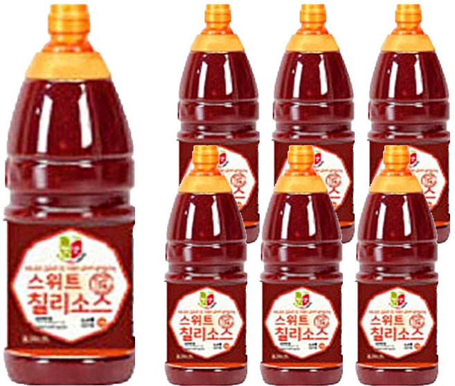 청우식품 스위트칠리소스, 2.1kg, 5개