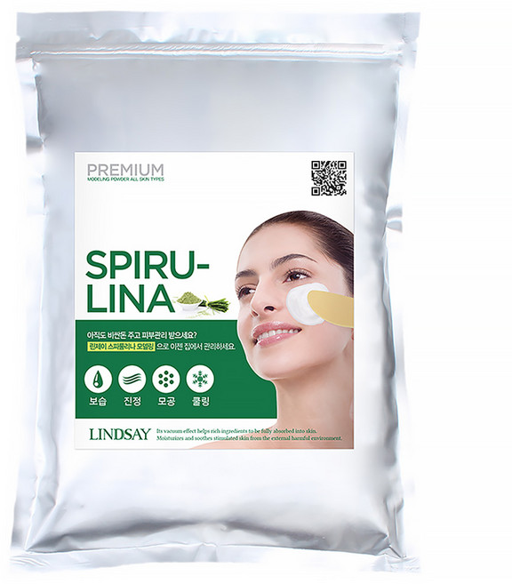 韓國 LINDSAY 軟膜粉 螺旋藻 1kg, 1入, 1組