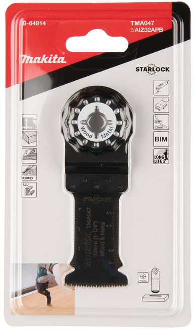 Makita 牧田 木材/金屬直切鋸片tma047b-64814, 1入