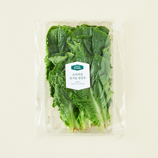 프리미엄 유기농 청상추, 120g, 1개
