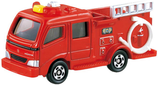 TOMICA MORITA 消防車, 紅色, 1個