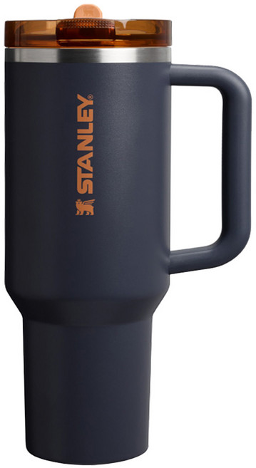 STANLEY 台灣公司貨 防漏吸管隨手杯, 暮光藍, 1個, 1.18L