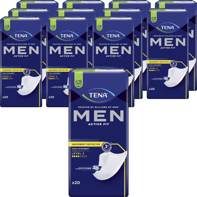 테나 남성용 맨 성인기저귀 Level 2, 중형, 20개입, 12개