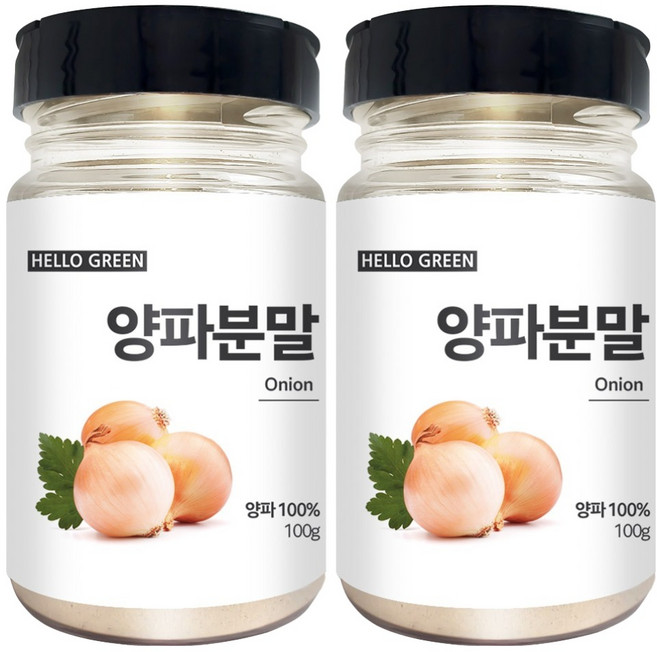 헬로우그린 양파 분말, 2개, 100g