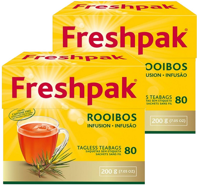 프레시팩 루이보스 티백, 2.5g, 80개입, 2개