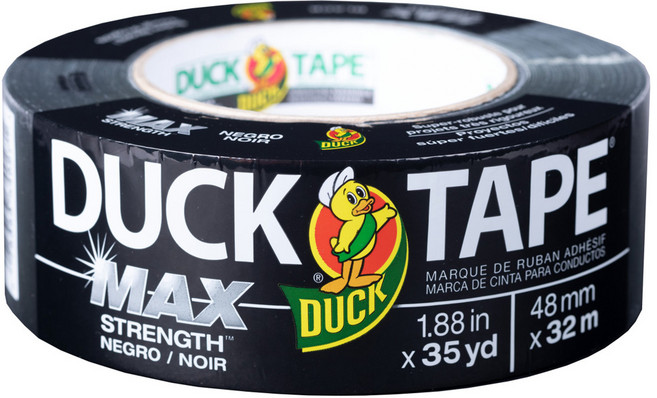 DUCK TAPE MAX 強力黏著膠帶 48mm x 32m, 1個, 黑色
