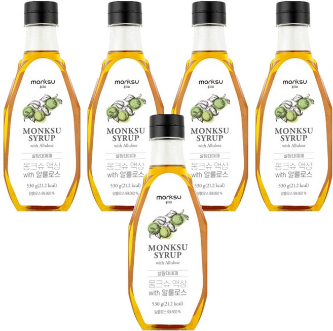 阿洛酮糖漿, 530g, 5個