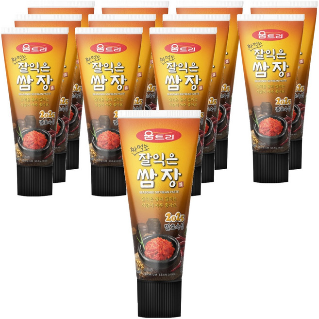 움트리 짜먹는 잘익은 쌈장, 120g, 12개