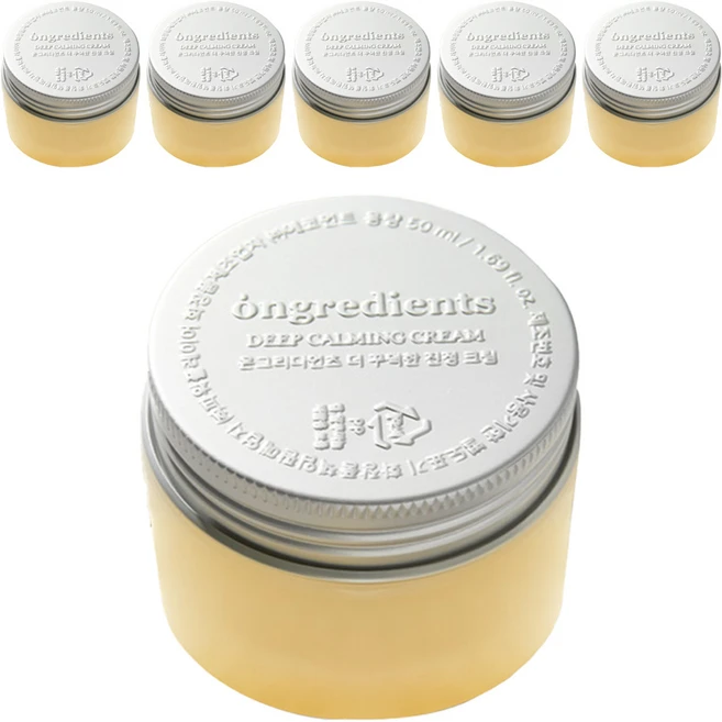 온그리디언츠 더 꾸덕한 진정 크림, 50ml, 6개 - 쿠팡