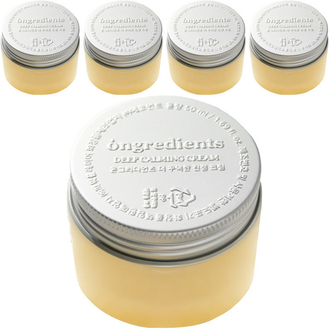 온그리디언츠 더 꾸덕한 진정 크림, 50ml, 5개