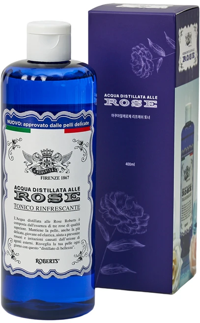 아쿠아알레로제 로버츠 장미수 스킨, 1개, 400ml - 쿠팡